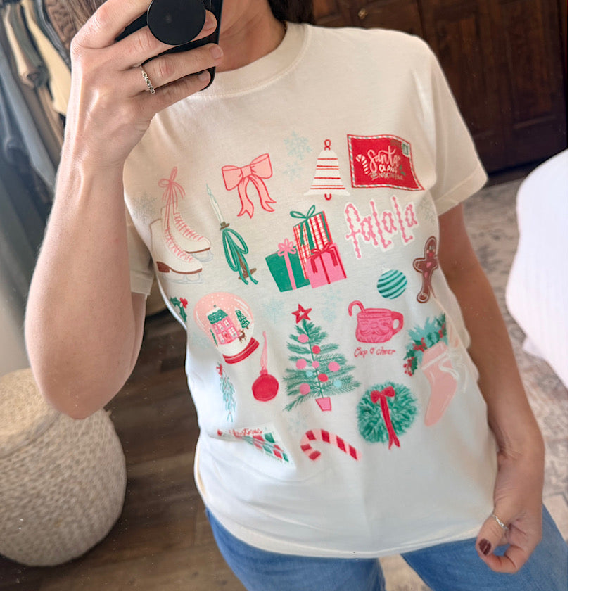 Christmas Collage Graphic Tee