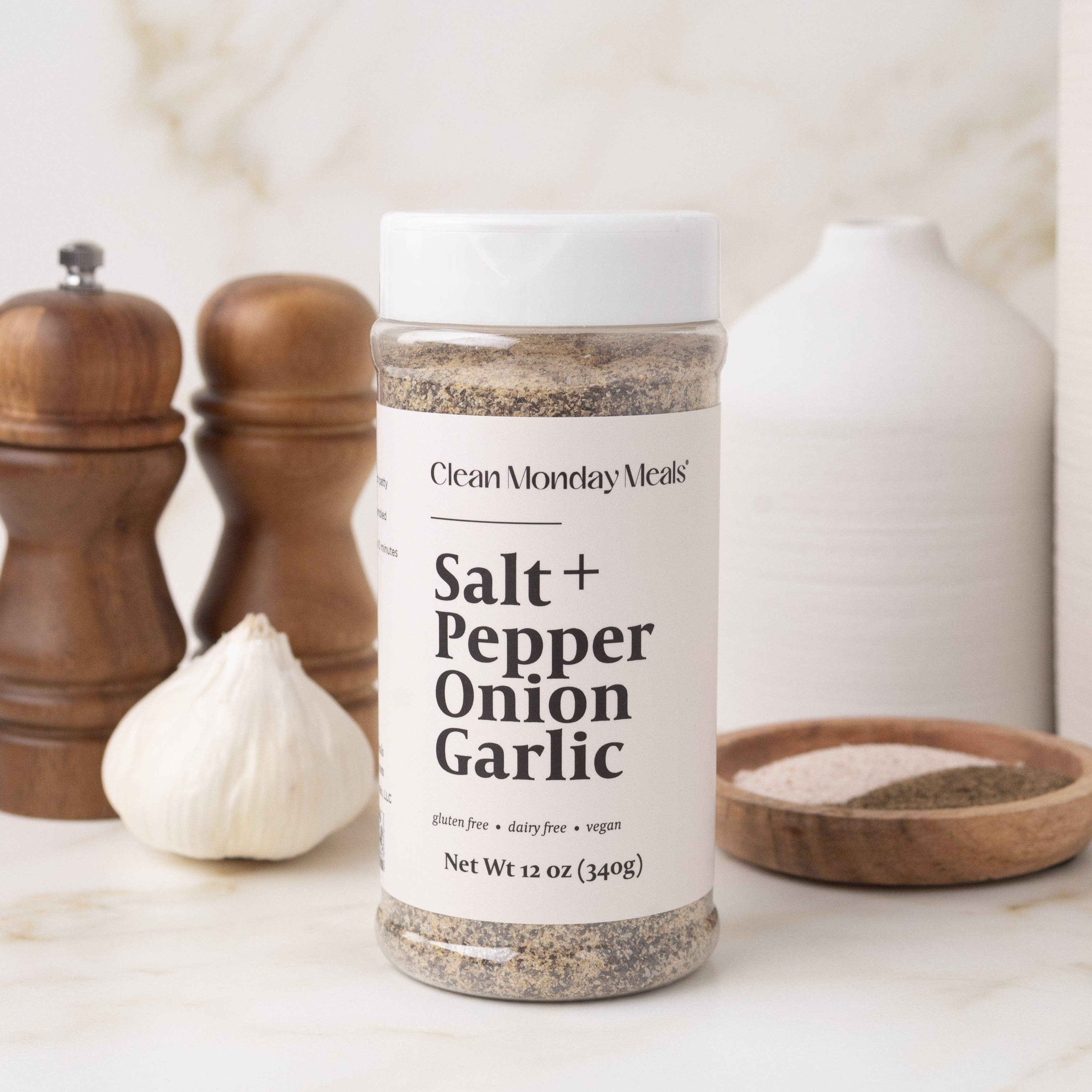 Clean Monday Meals - Salt+, Pepper, Onion, Garlic (SPOG) Seasoning