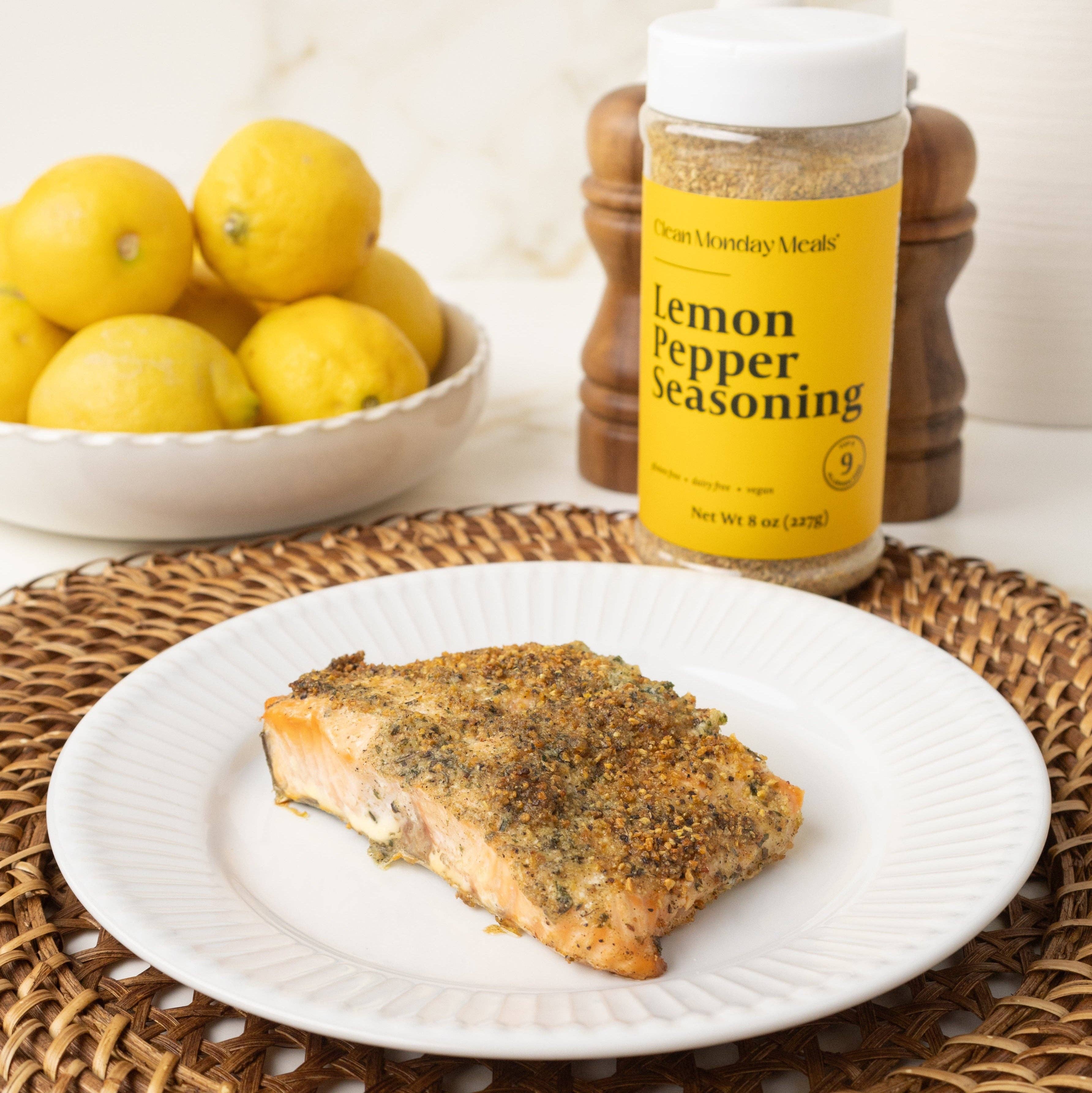 Clean Monday Meals - Lemon Pepper Seasoning