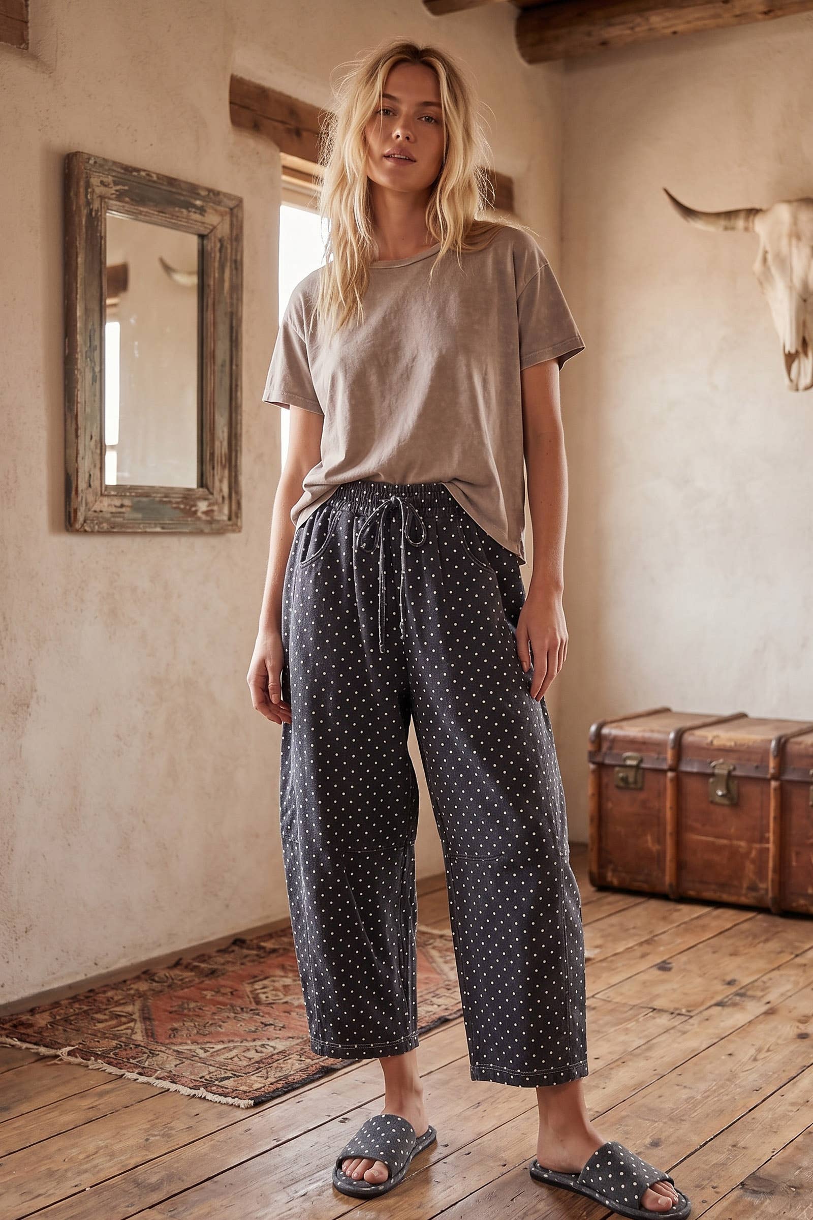 Sewn and Seen - Oversized Scuba Barrel Lounge Pants