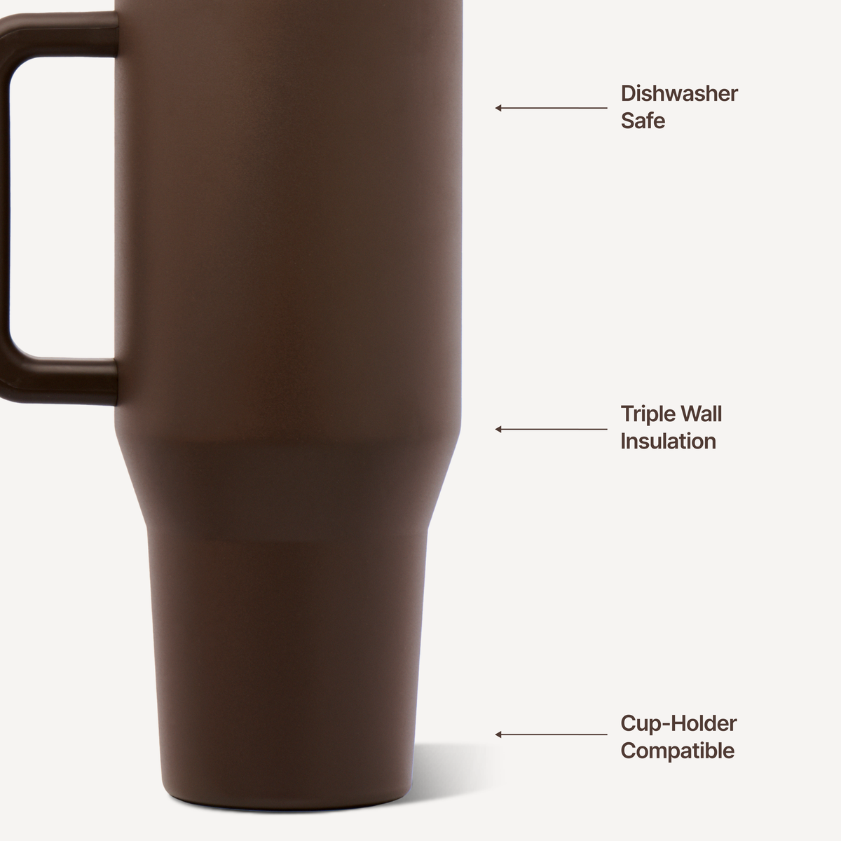 HydroJug - Chestnut HydroJug 40 oz Traveler Tumbler