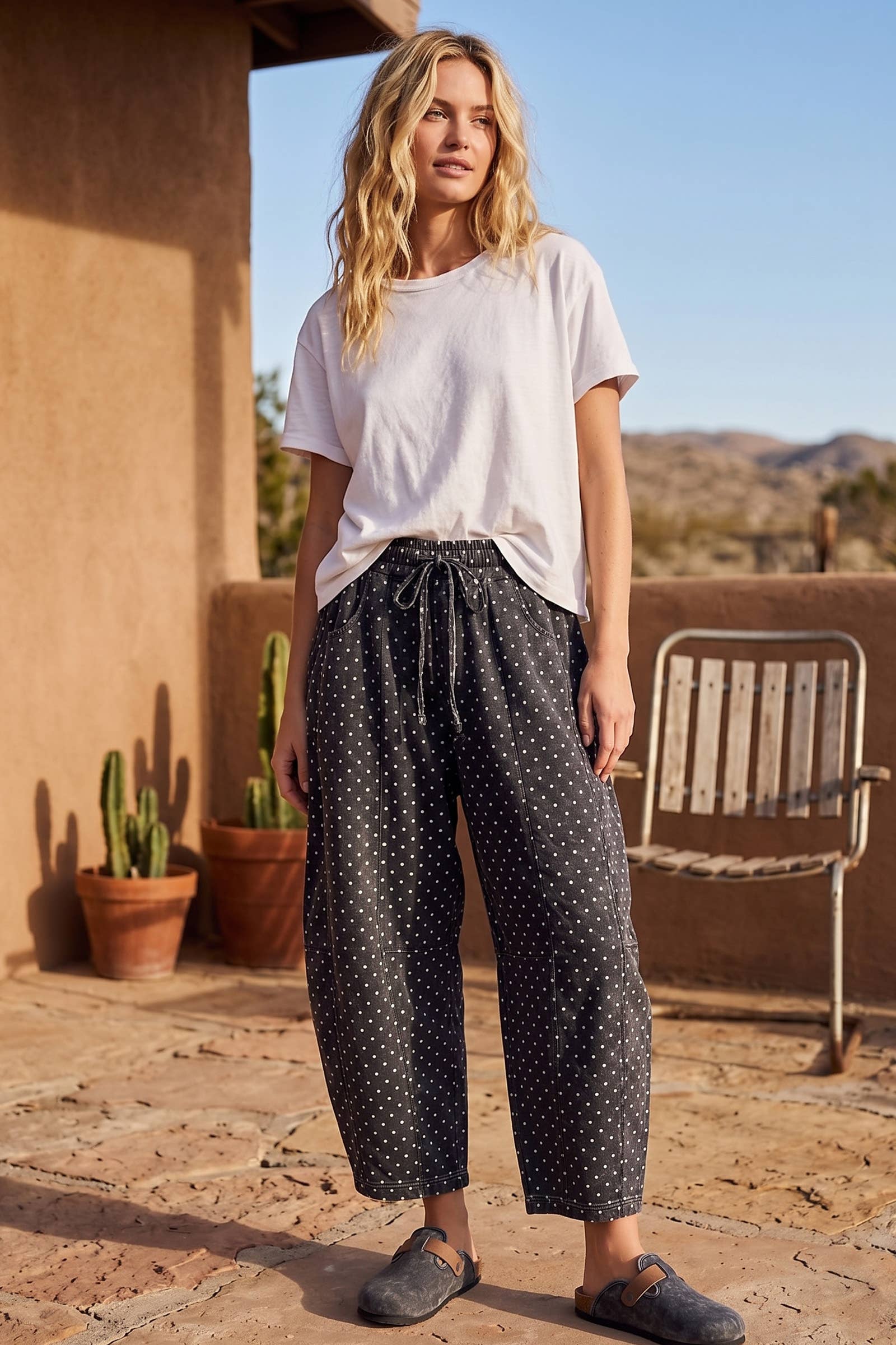 Sewn and Seen - Oversized Scuba Barrel Lounge Pants