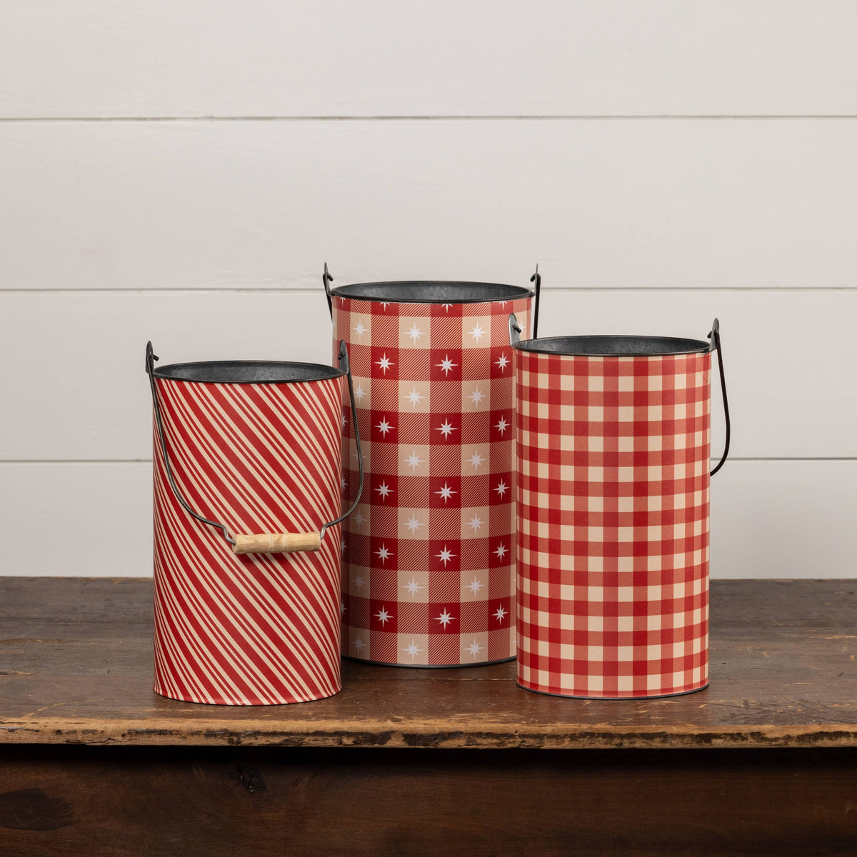 Ragon House - SET/3 JOLLY MOMENTS METAL BUCKETS