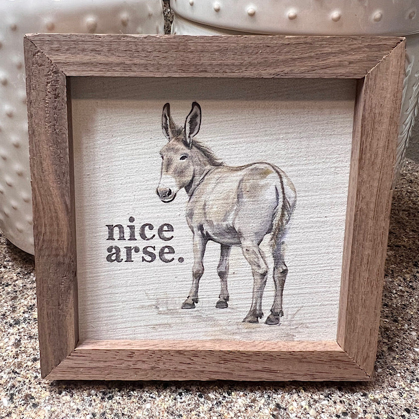 Nice Arse Framed Art