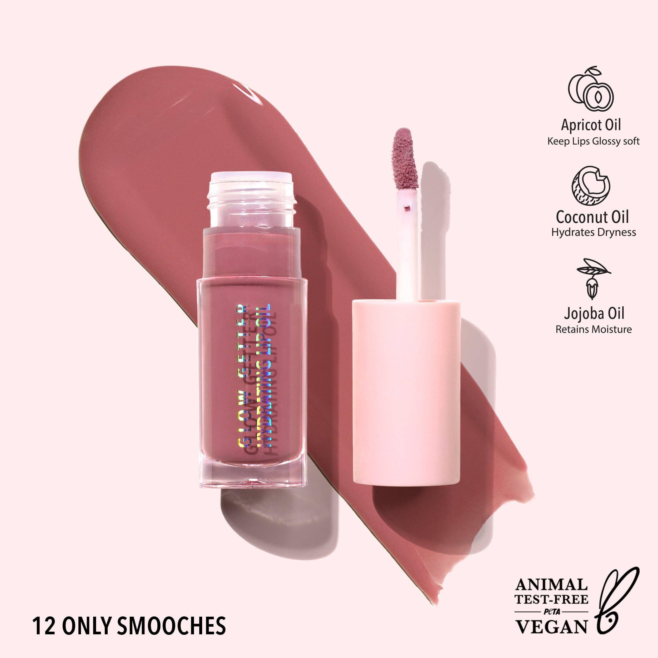 Moira Cosmetics - Glow Getter Hydrating Lip Oil (012, Only Smooches)