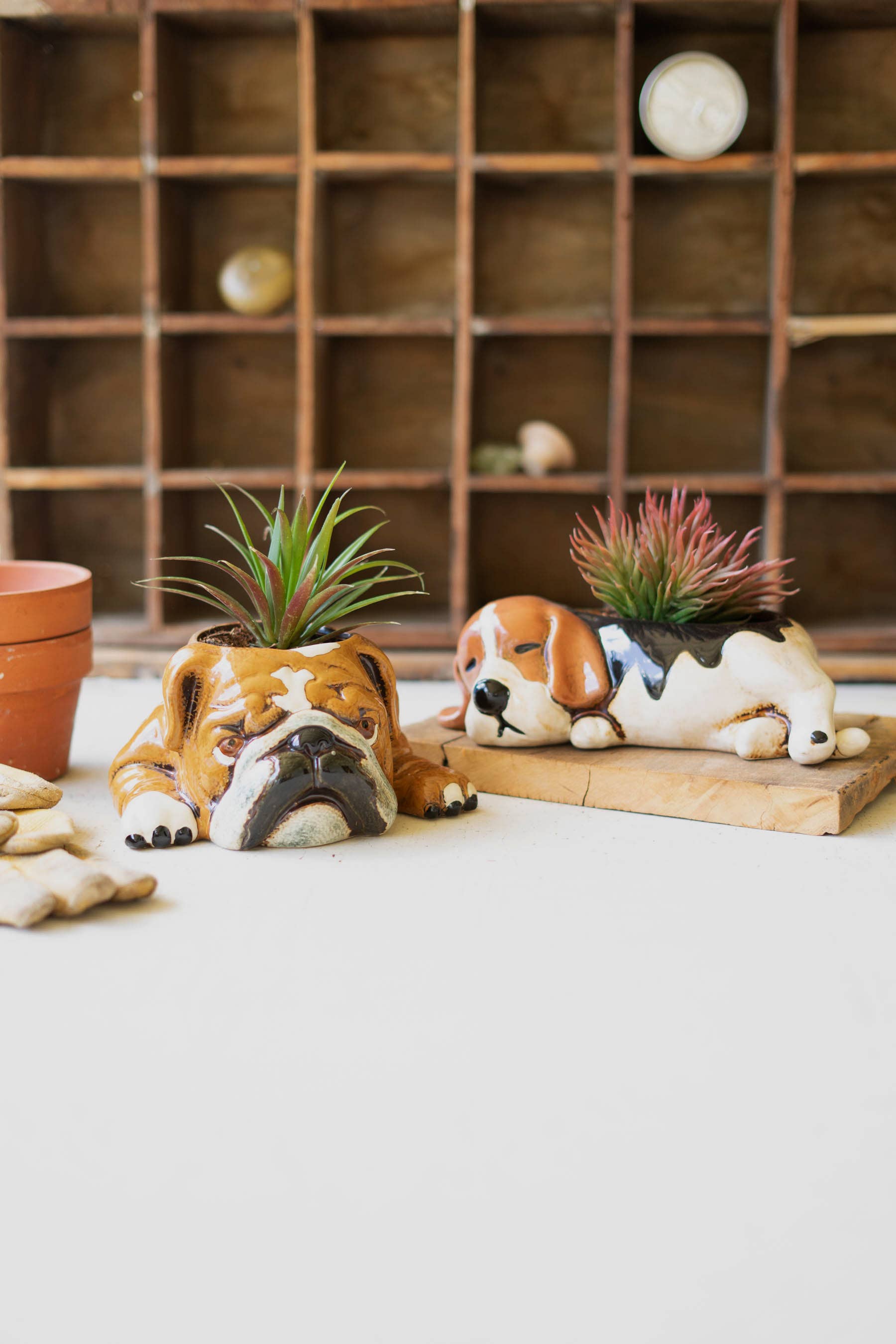 Kalalou - CERAMIC BEAGLE PLANTER