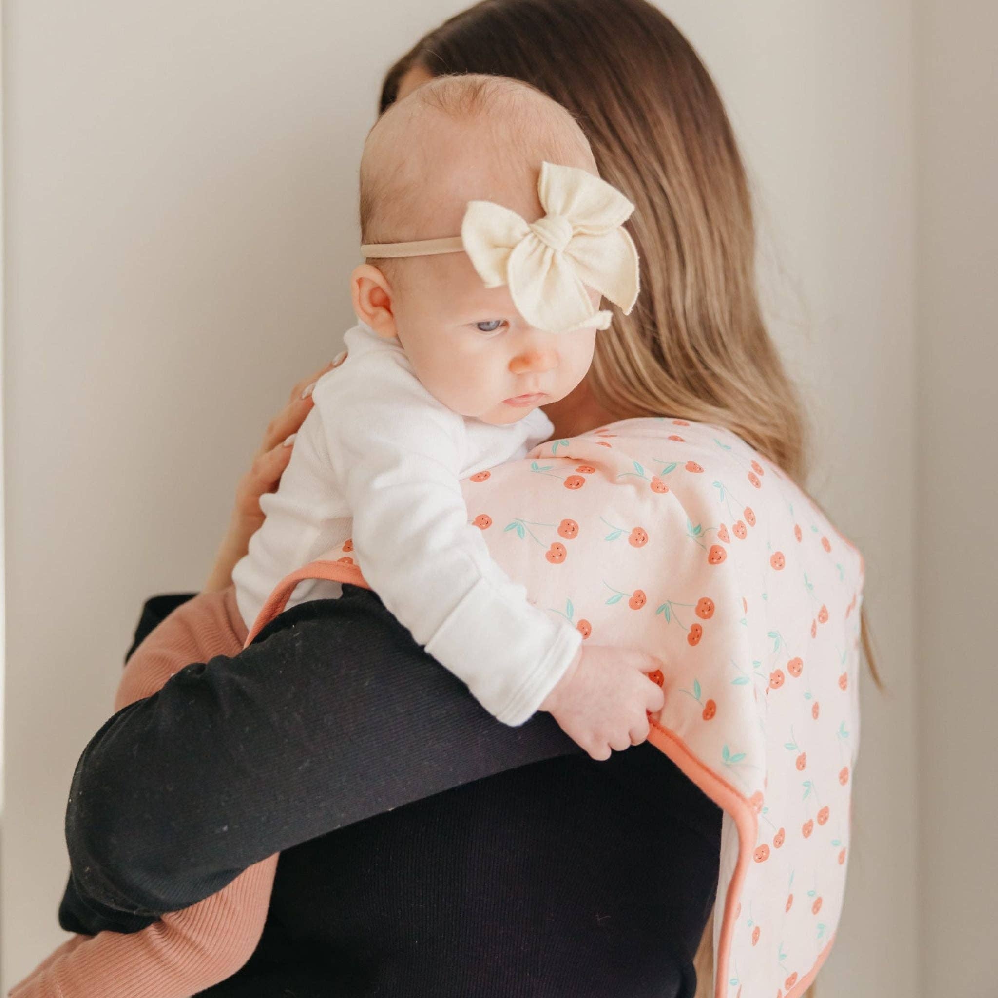 Copper Pearl - 3 Pack Premium Burp Cloths - Cheery