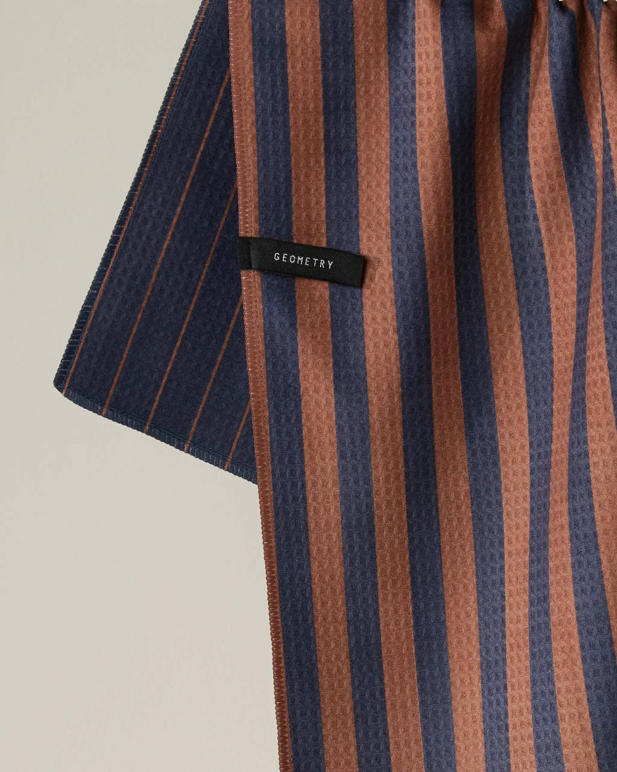 Geometry - Midnight Stripe Luxe Kitchen Towel