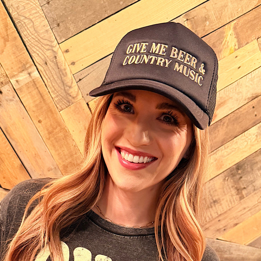 Give Me Beer & Country Music Trucker Hat