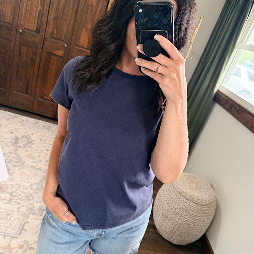 Asher Tee by Thread & Supply-Navy
