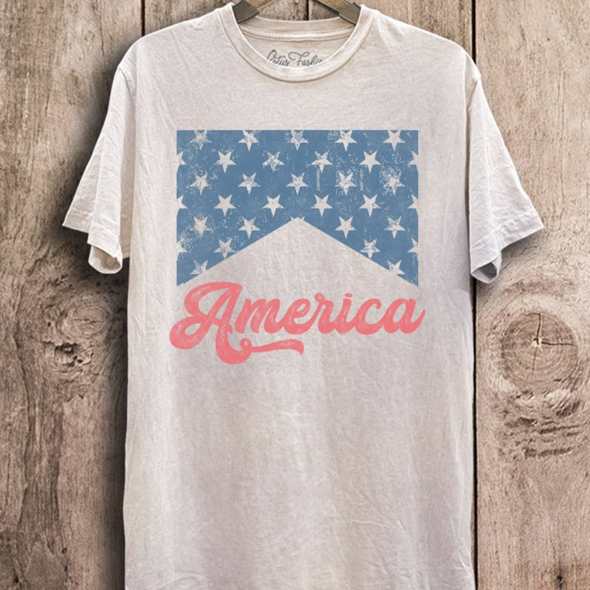 America Graphic Top