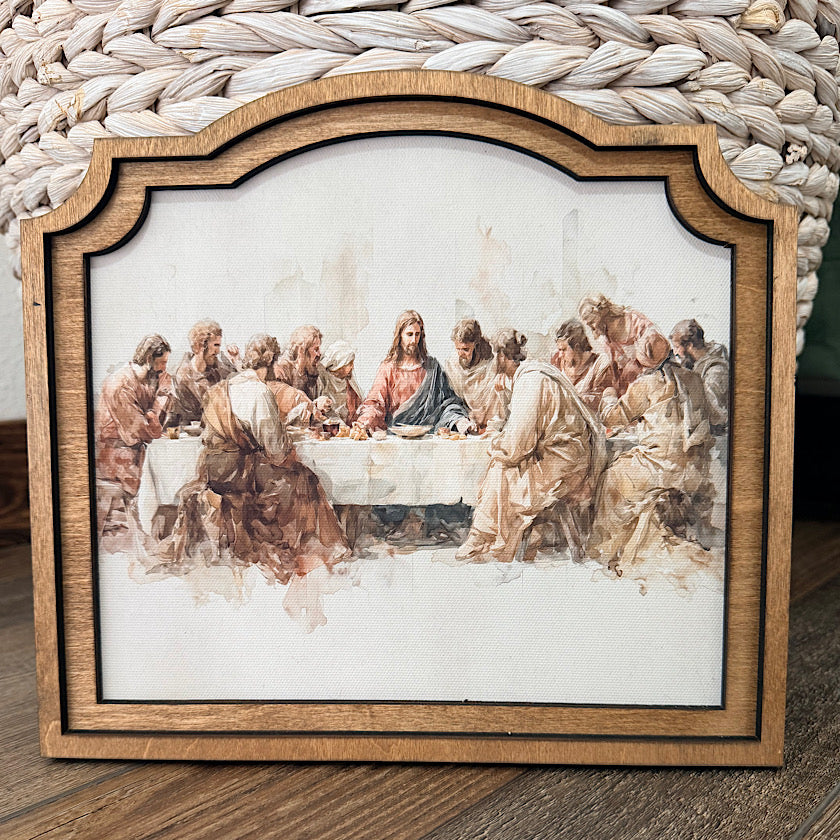 Provincial Last Supper Framed Art