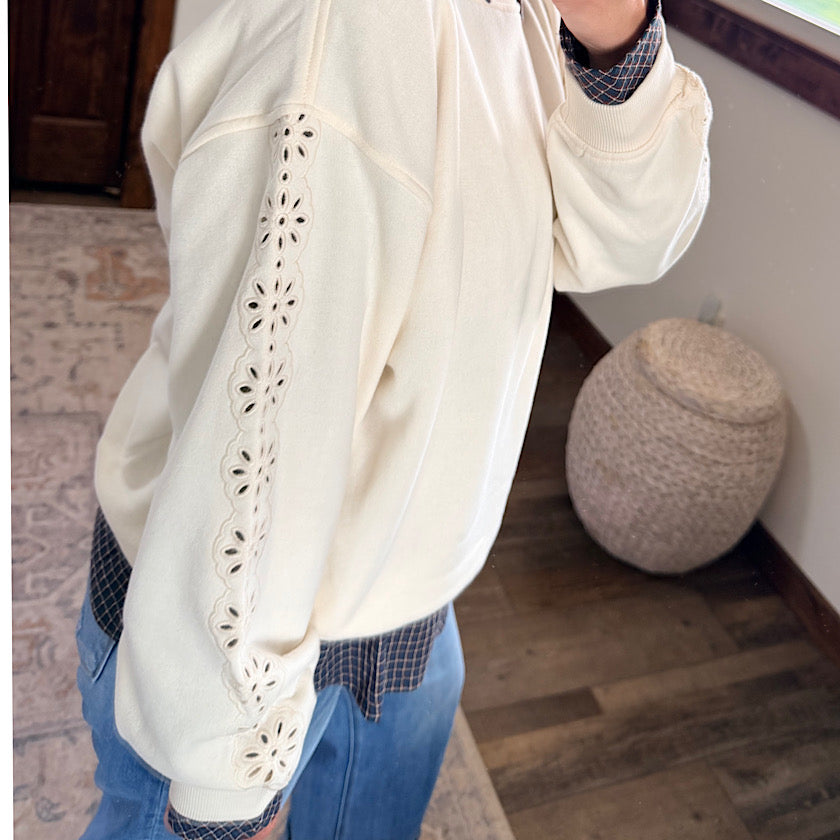 Thread & Supply Marietta Sweatshirt-Eggnog