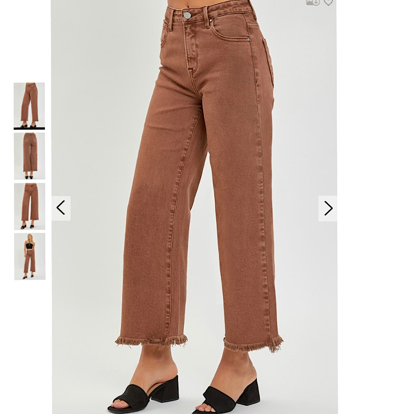 Cropped Risen Espresso Denim 26"