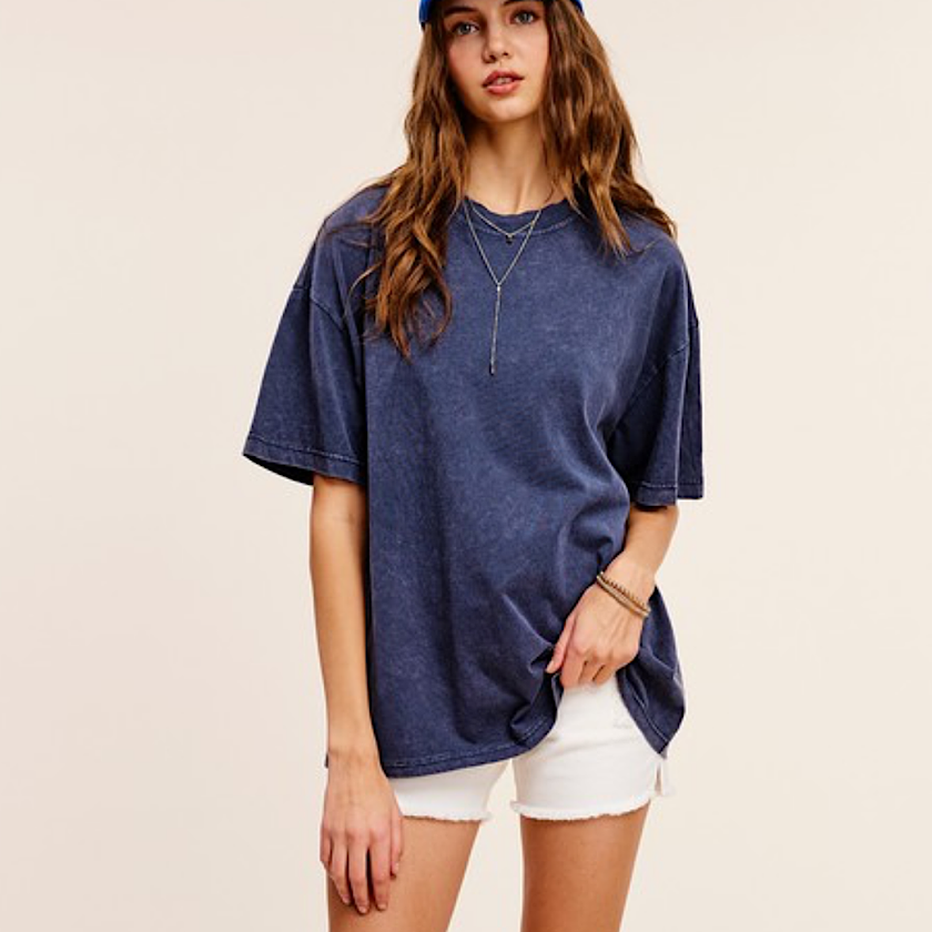 Galaxy Washed Boyfriend Tee