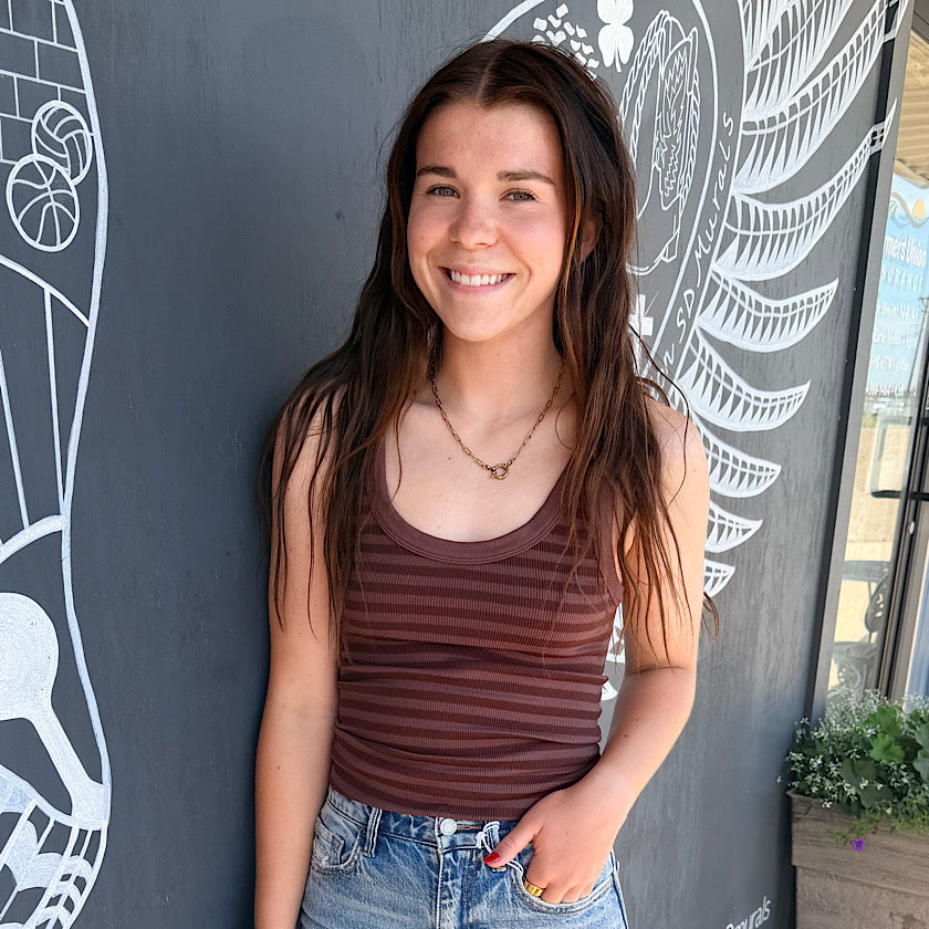 Stripe Reversible Tank Top