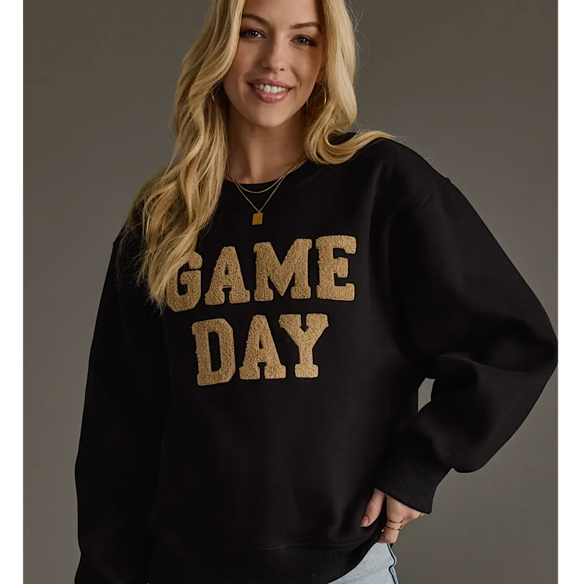 Black Game Day Sweatshirt