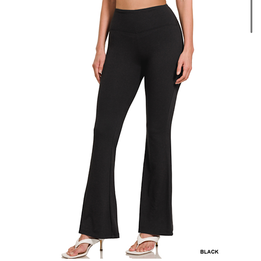 Black Flare Yoga Pants