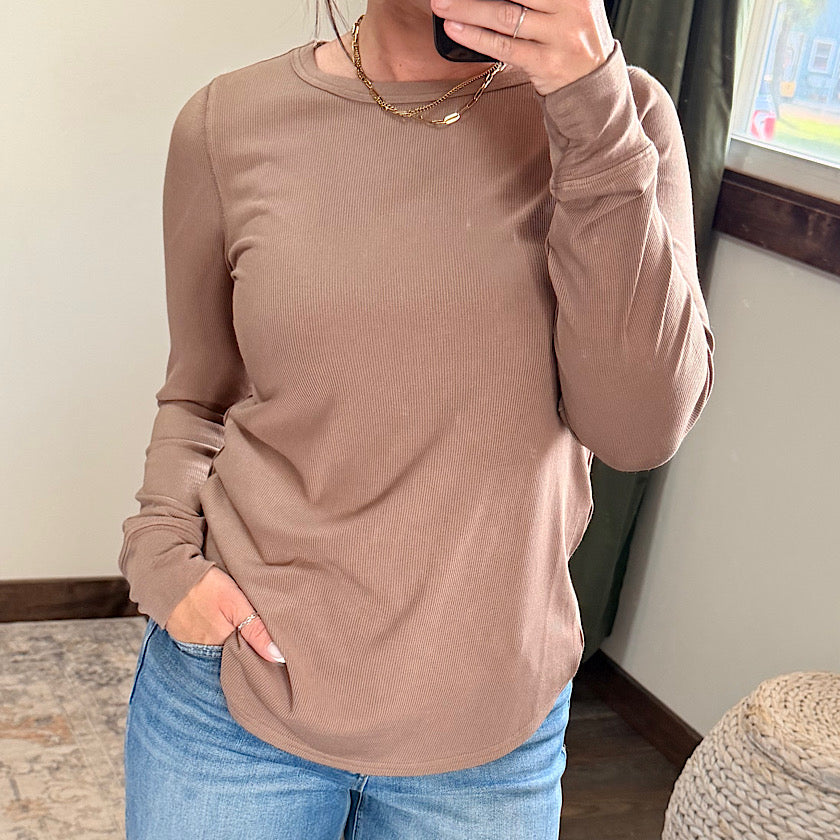 Thread & Supply Stacy Top in Latte