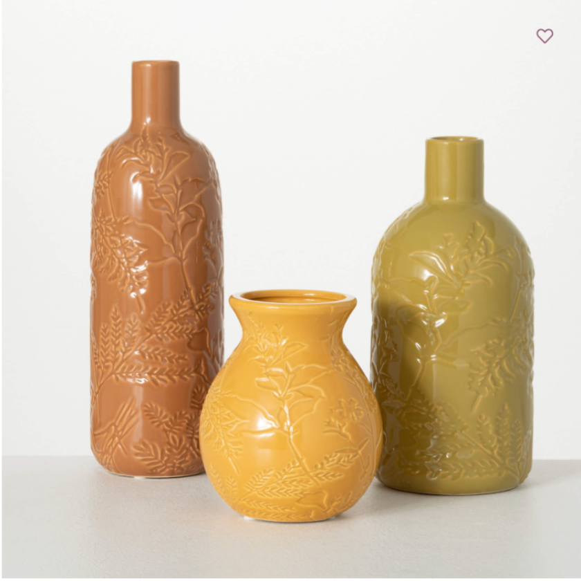 EARTH-TONED FALL VASE