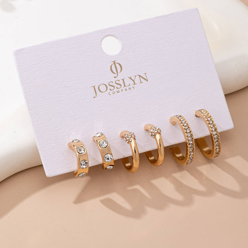Huggie Hoop Earring Set
