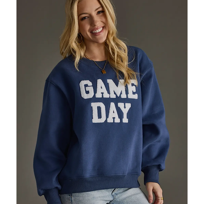 Navy Game Day Sweatshirt