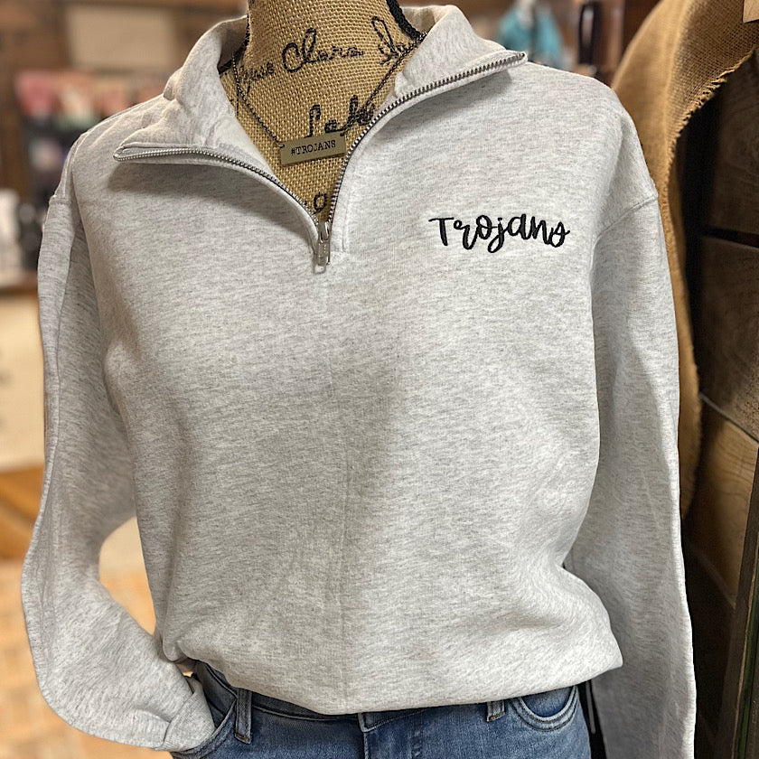 Trojans Spirit Quarter Zip Pullovers