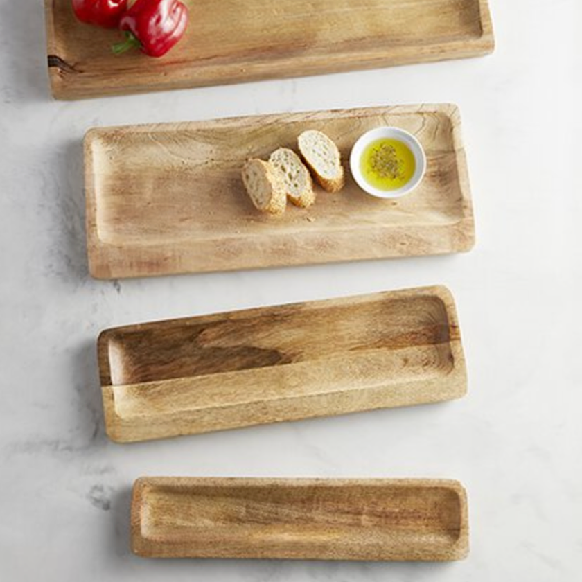 Wooden Rectangular Tray - Small