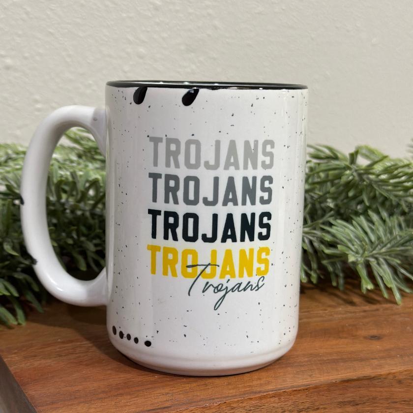 Trojans Spirit Distressed Mug
