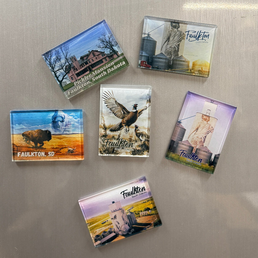 Faulkton Magnets | Glass