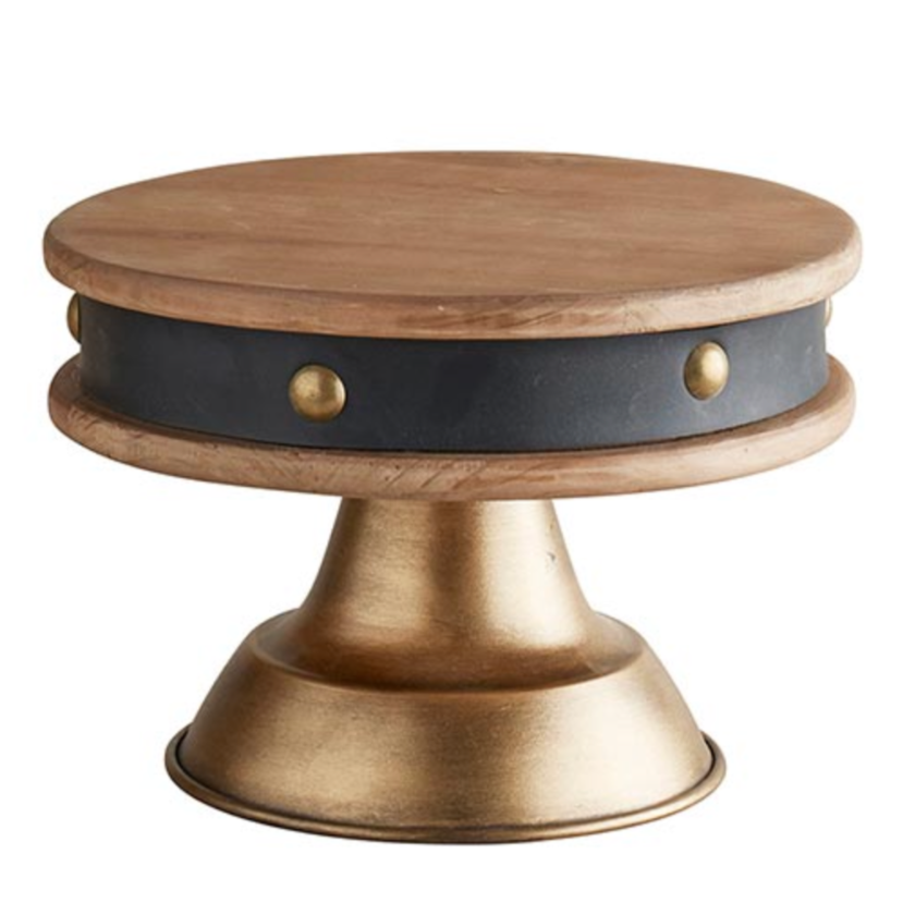 Gold Stud Wood Stand - Small