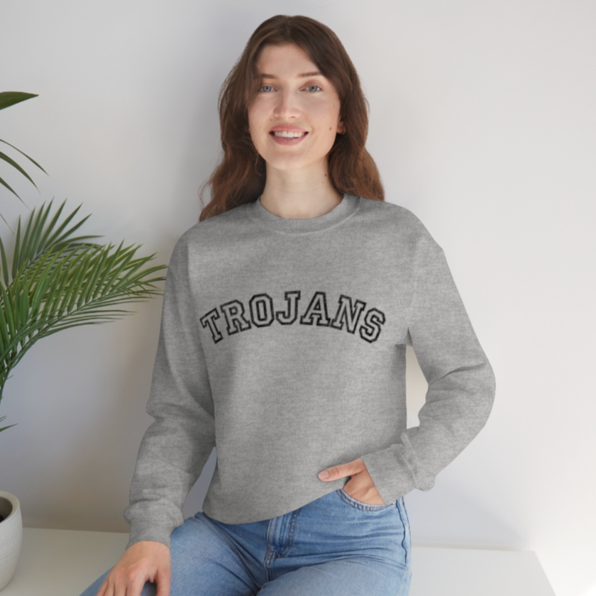 Trojans Distressed Crew Neck Sweatshirt | The Shops SD