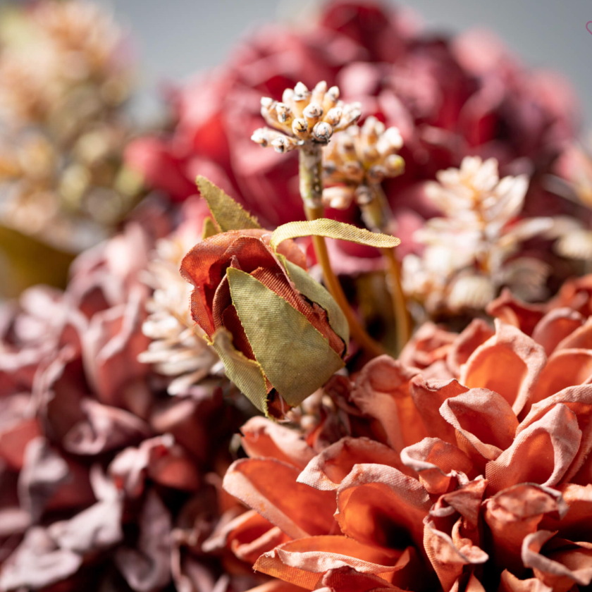 DRIED MUM BUSH - 3 colors available