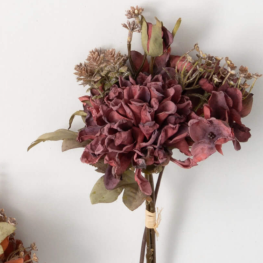 DRIED MUM BUSH - 3 colors available