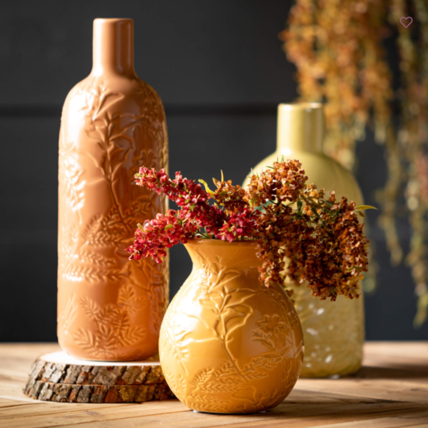 EARTH-TONED FALL VASE