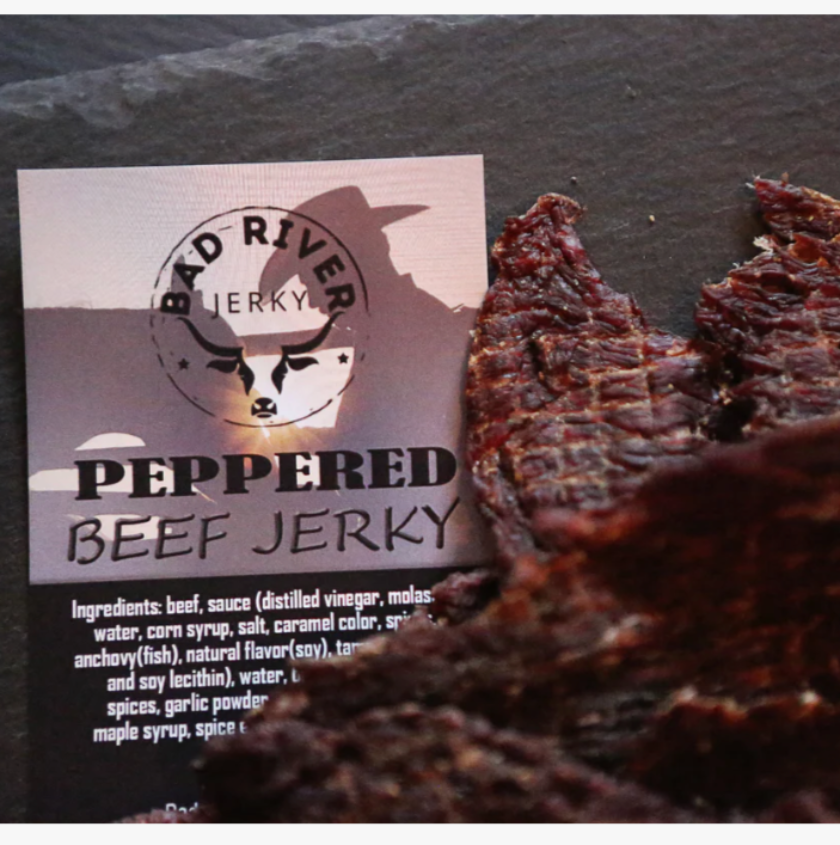Peppered Beef Jerky | Bad River Jerky