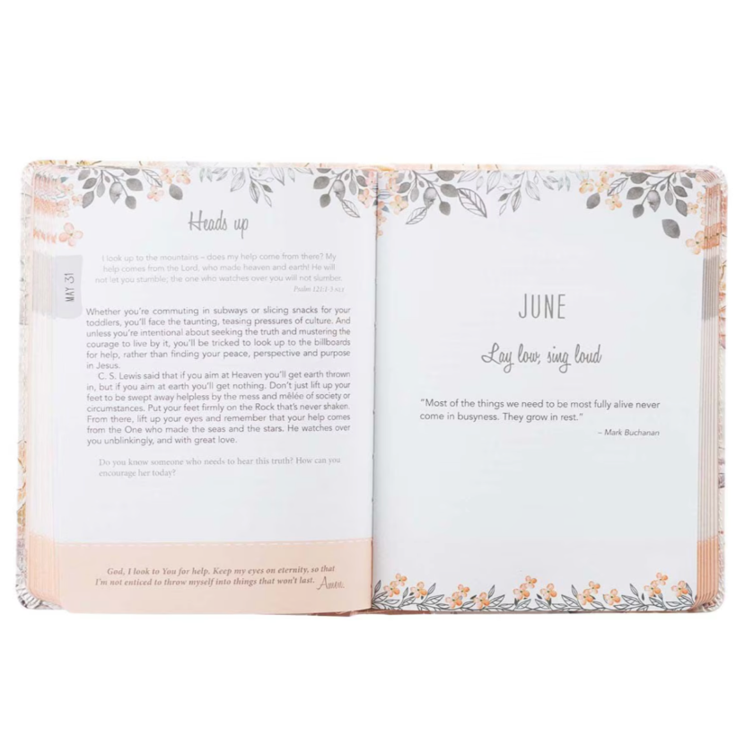 Walking in Grace Faux Leather Devotional