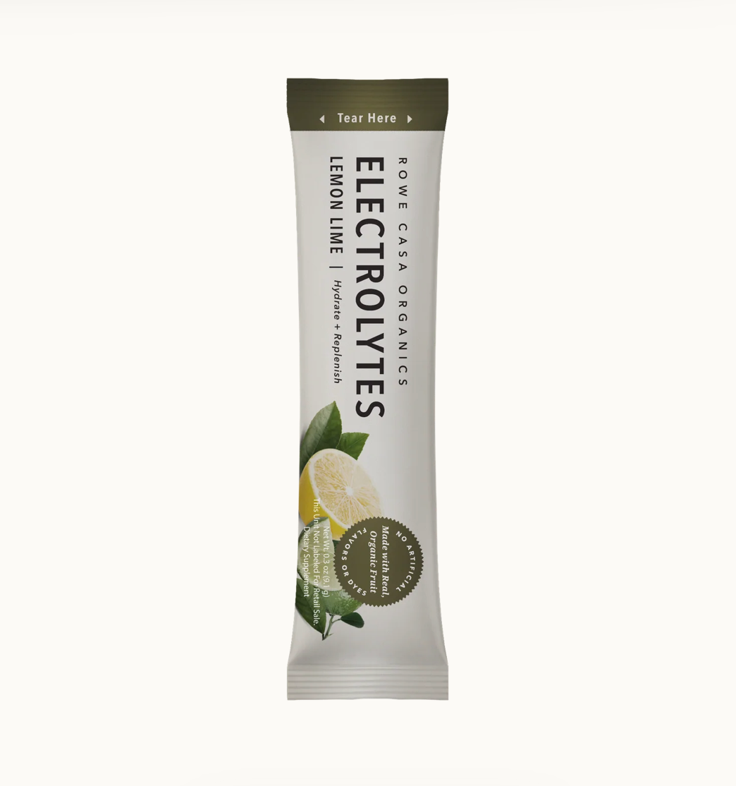 Rowe Casa Organics - Lemon Lime Electrolytes - Individual Packets