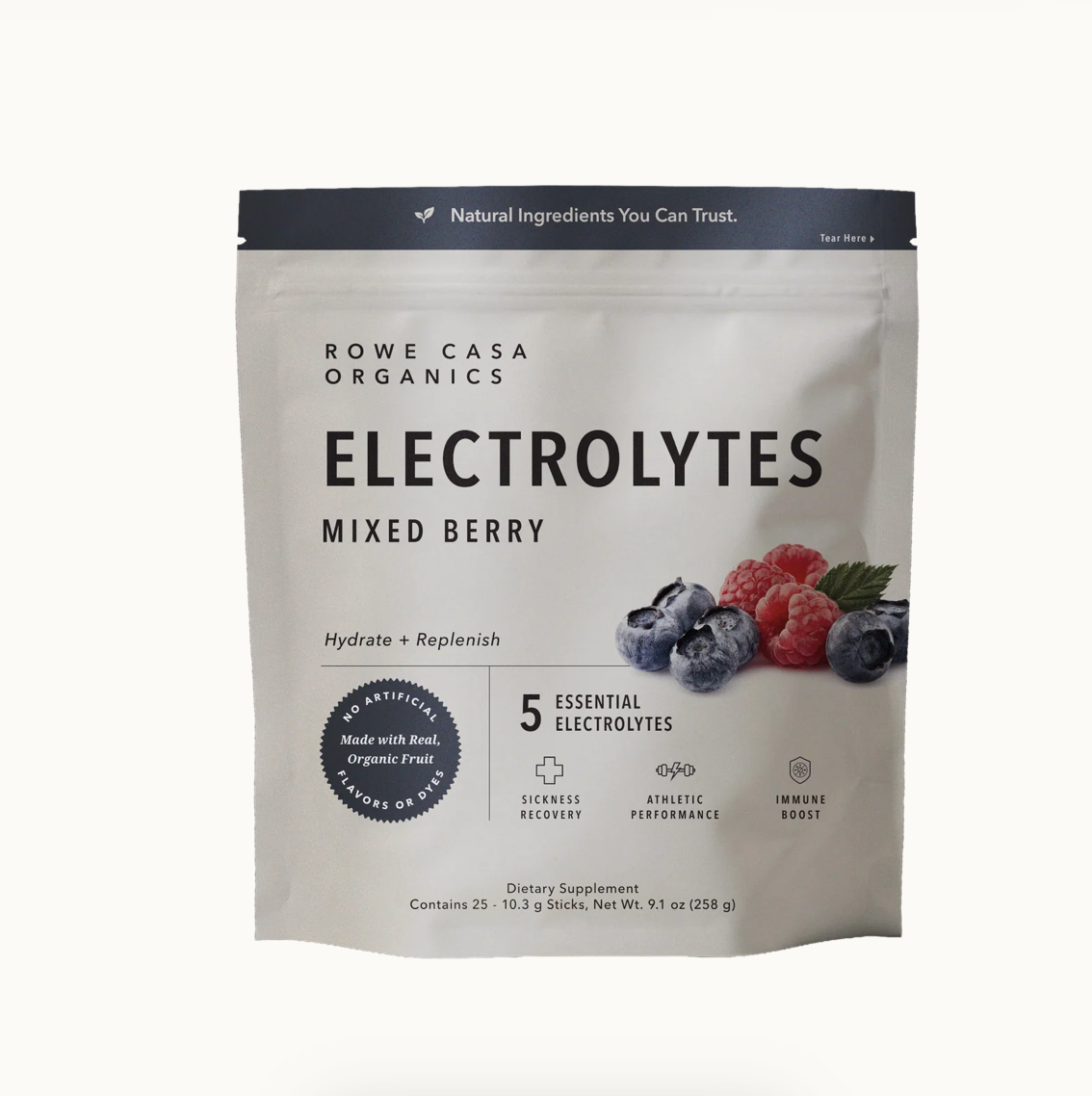 Rowe Casa Organics - Mixed Berry Electrolytes - Individual Packets
