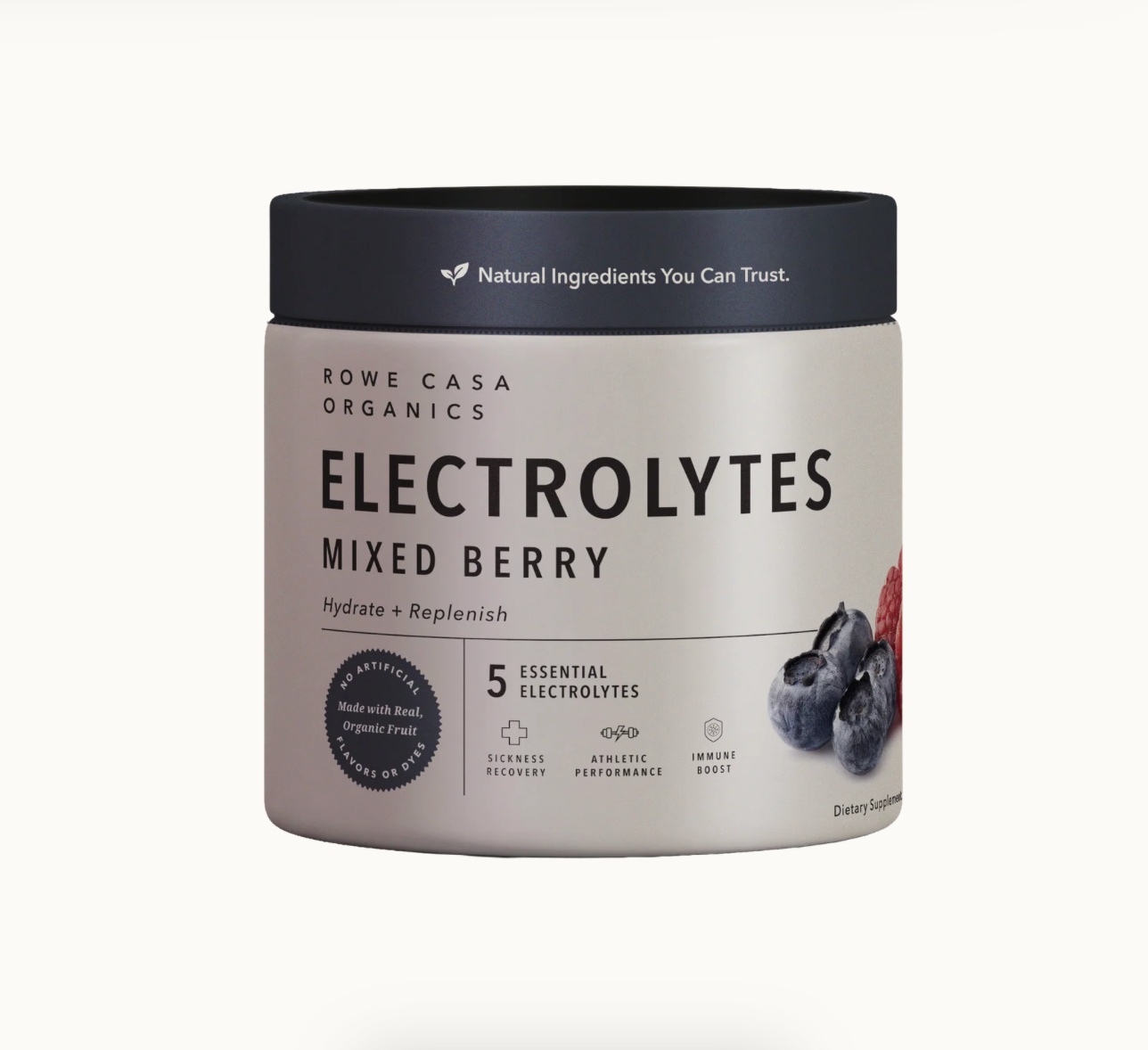 Rowe Casa Organics - Mixed Berry Electrolytes - Canister