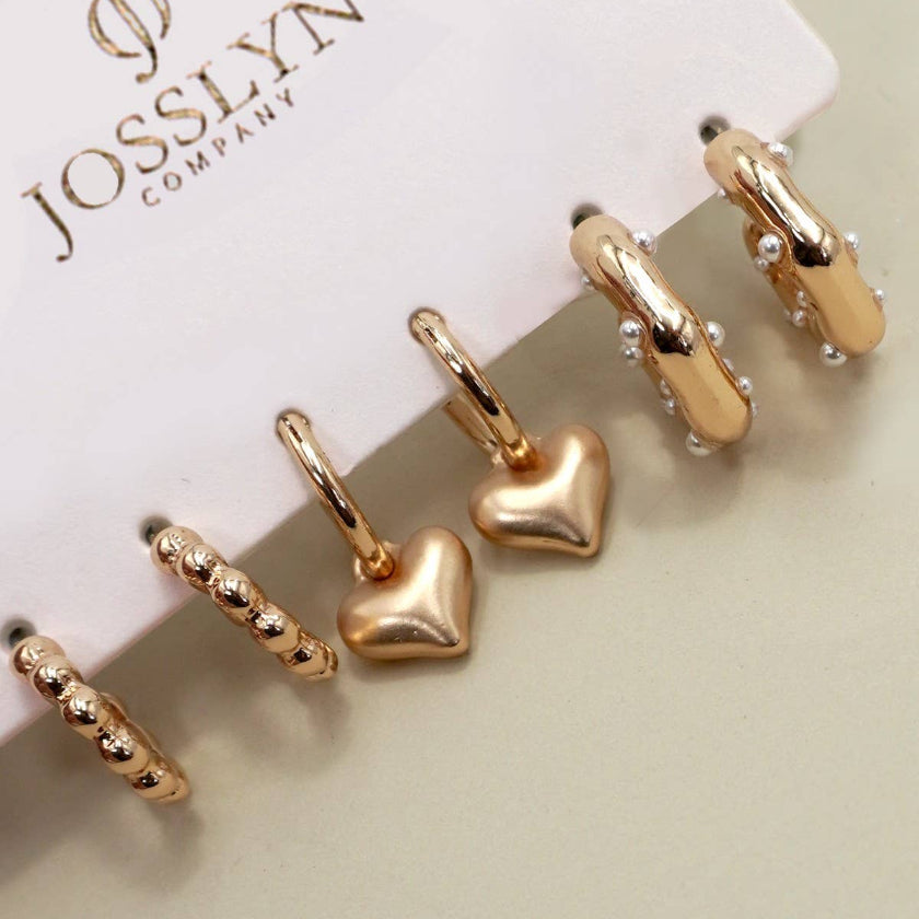 Walli Trio Earrings