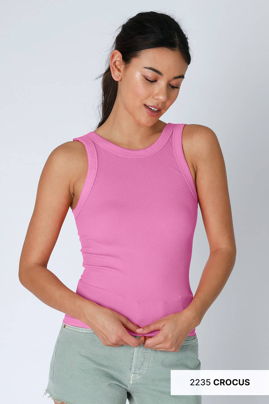 Reversible Ribbed Tank Top
