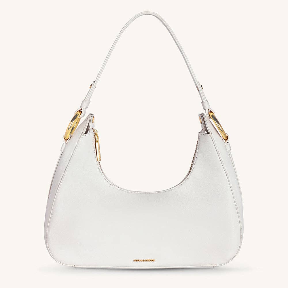 Myra Bag - Mira & Moss Ava Shoulder Bag - Ivory