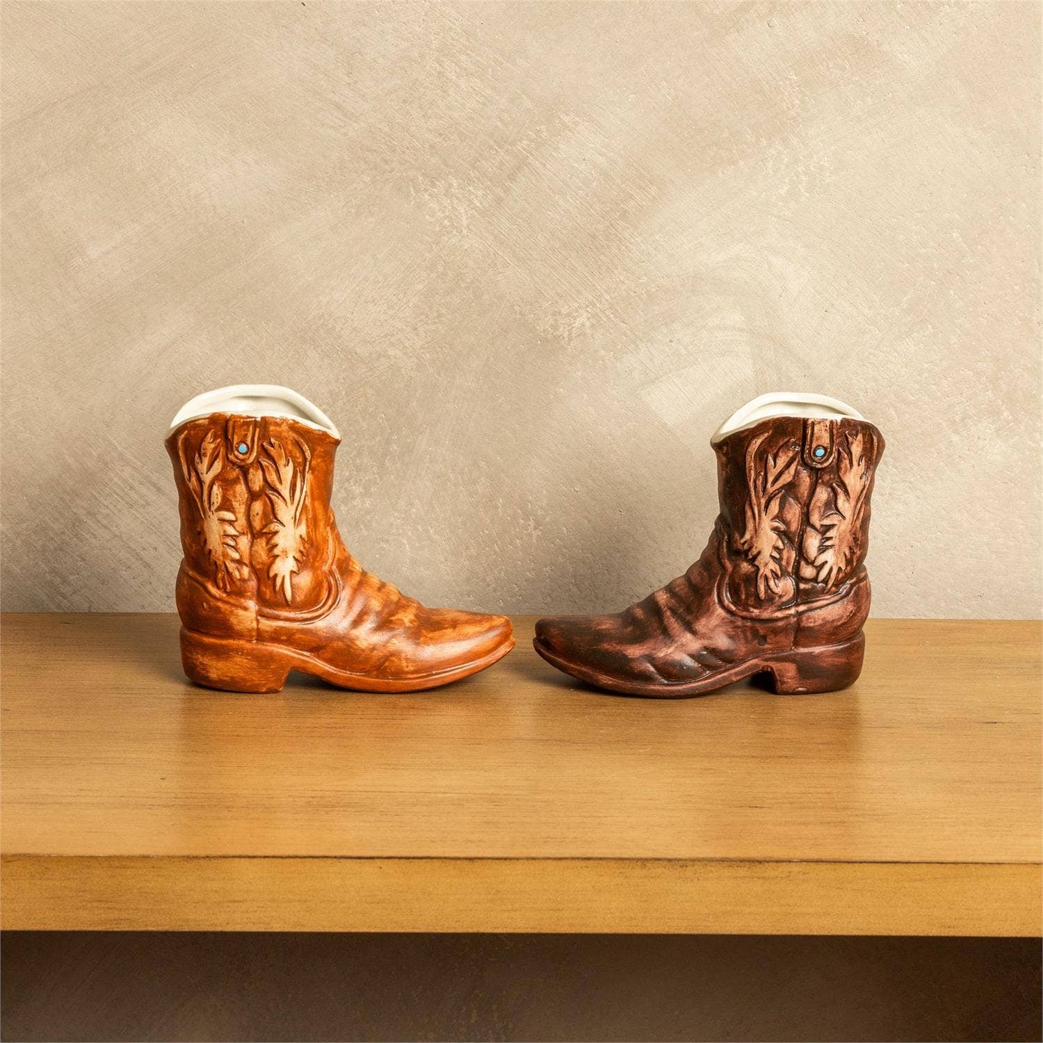 Ceramic Western Boot