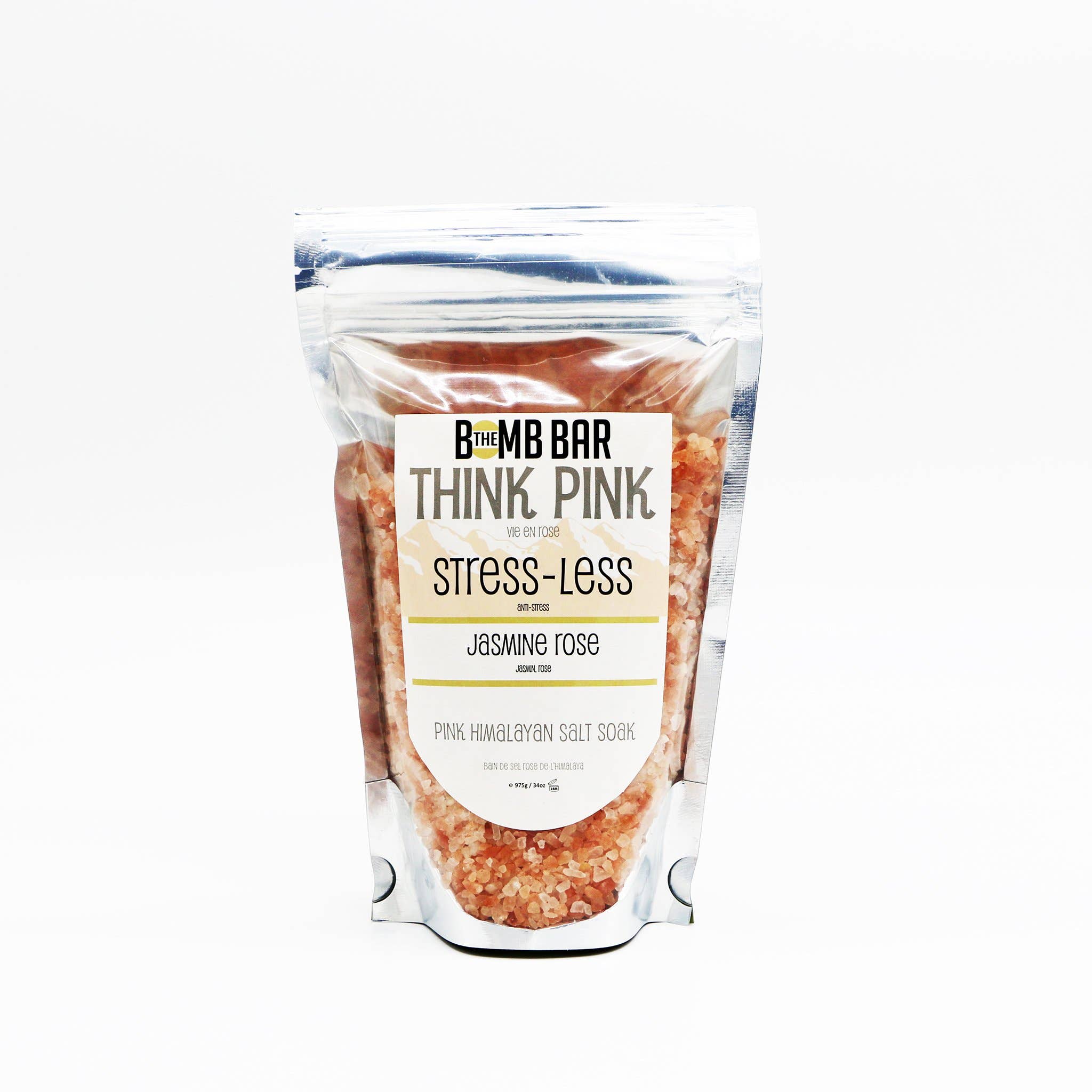 The Bomb Bar Wholesale - Bath Soak - Think Pink Himalayan Pink Salt Detox