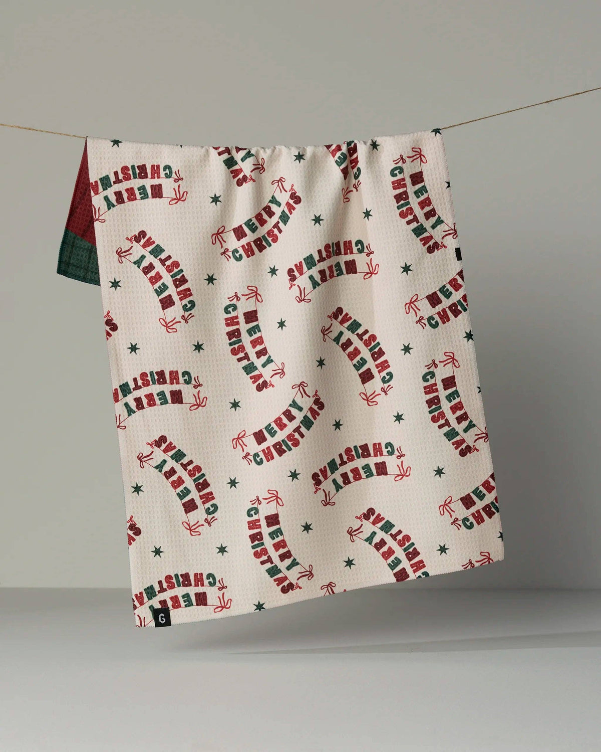 Geometry - Christmas Crafts Luxe Kitchen Towel - Holiday 2026