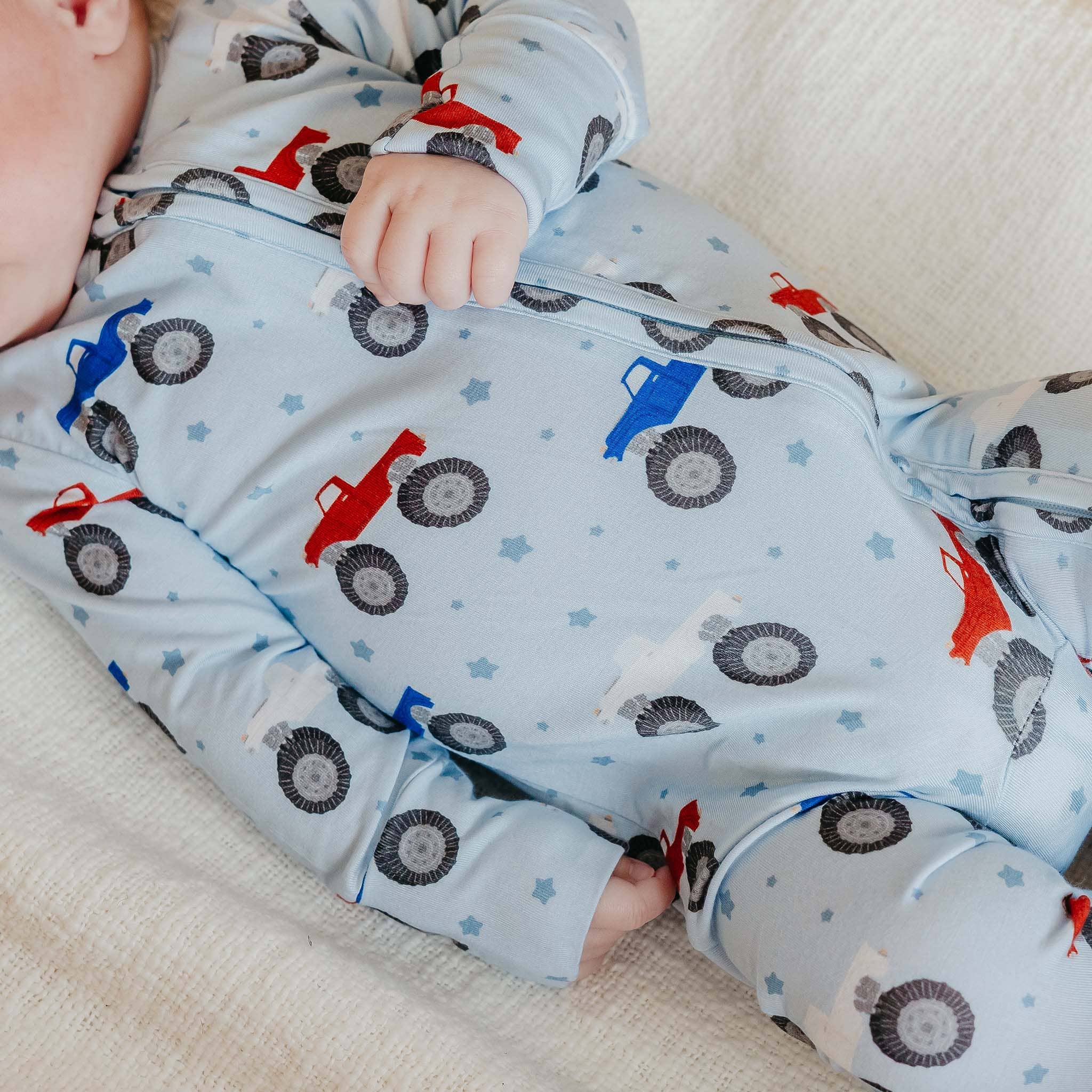 Copper Pearl - Bamboo Zip-Up Footie Pajama - Easton
