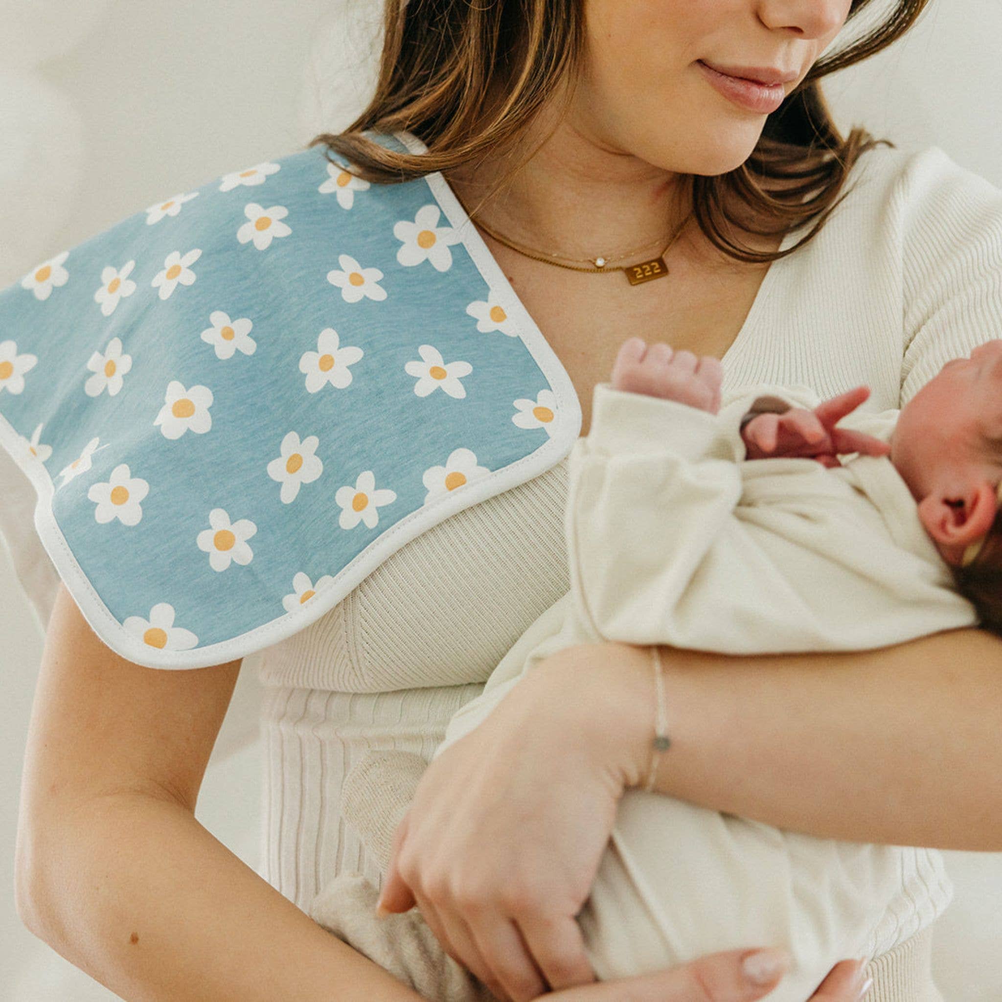 Copper Pearl - 3 Pack Premium Burp Cloths - Goosie