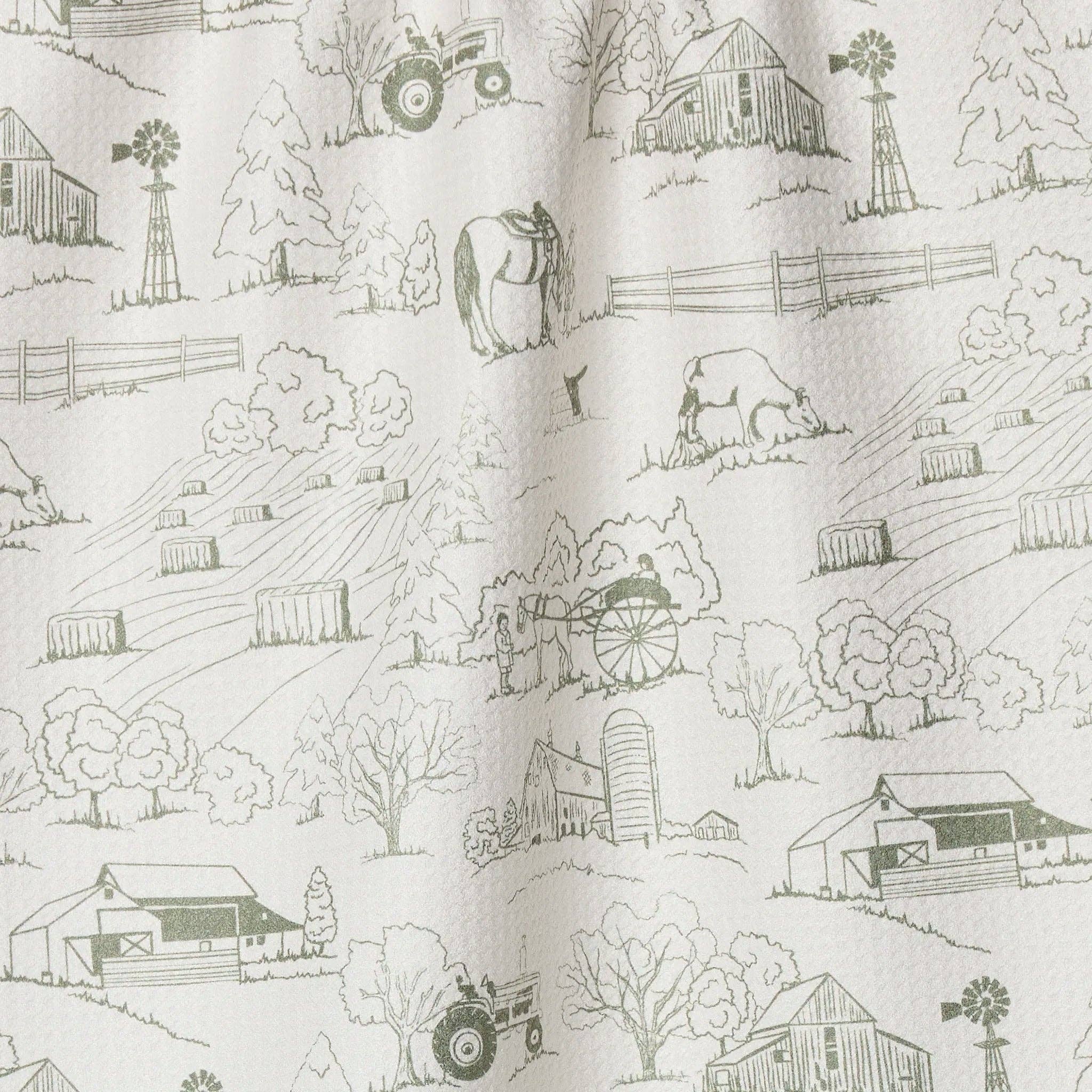 Geometry - Farmyard Tea Towel