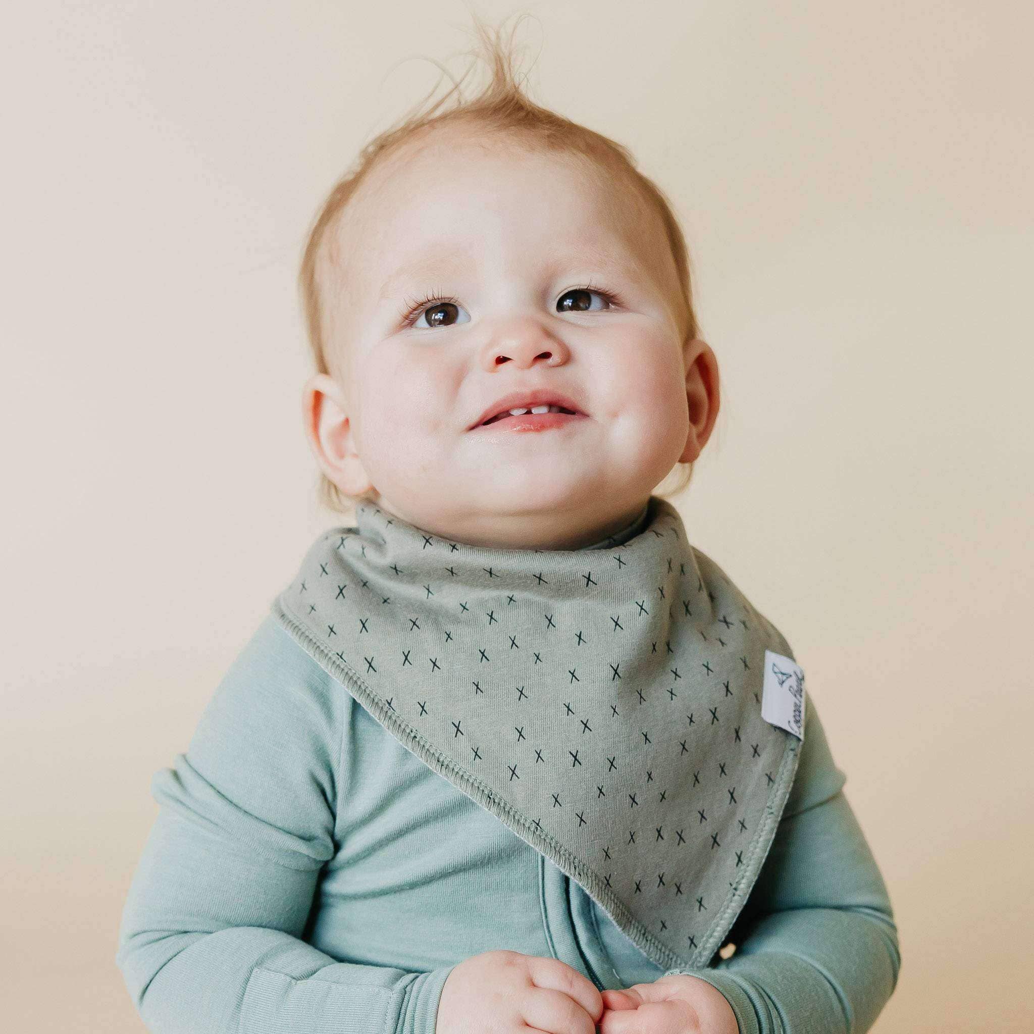 Copper Pearl - 4 Pack Baby Bandana Bibs - Alta